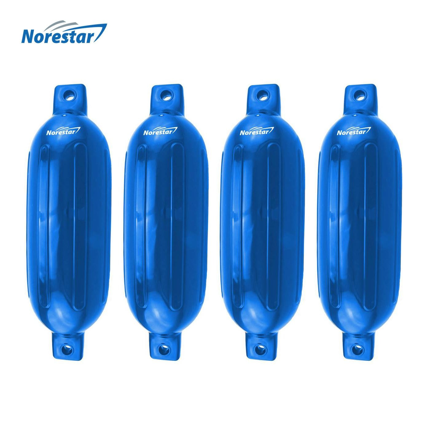 Norestar Ribbed Boat Fender - Blue